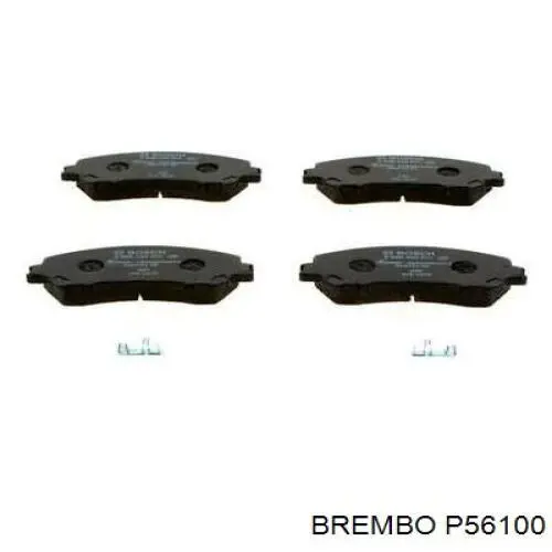 P56100 Brembo Колодки передние