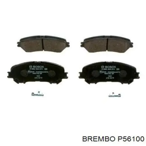 Купить P56100 Brembo Колодки тормозные
