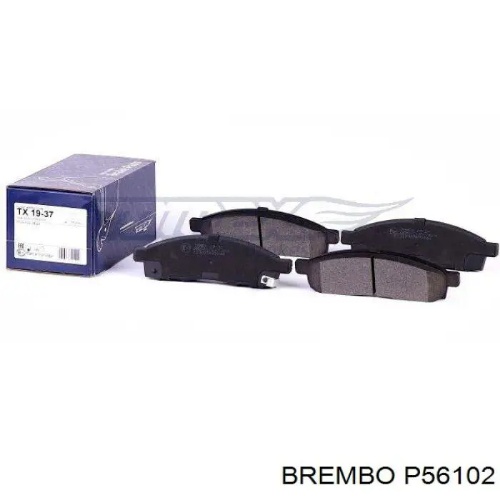 P56102 Brembo Колодки передние
