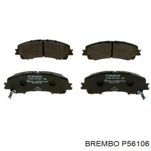 Передние тормозные колодки P56106 Brembo