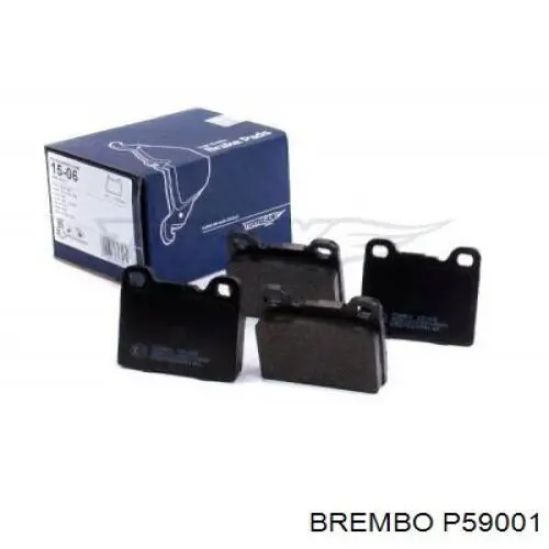 Тормозные колодки Brembo P59001