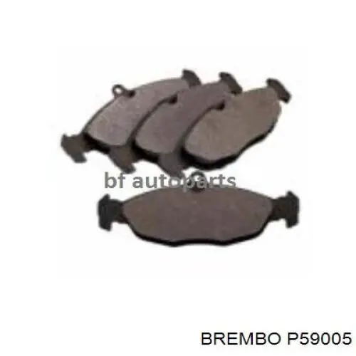 P59005 Brembo Колодки передние