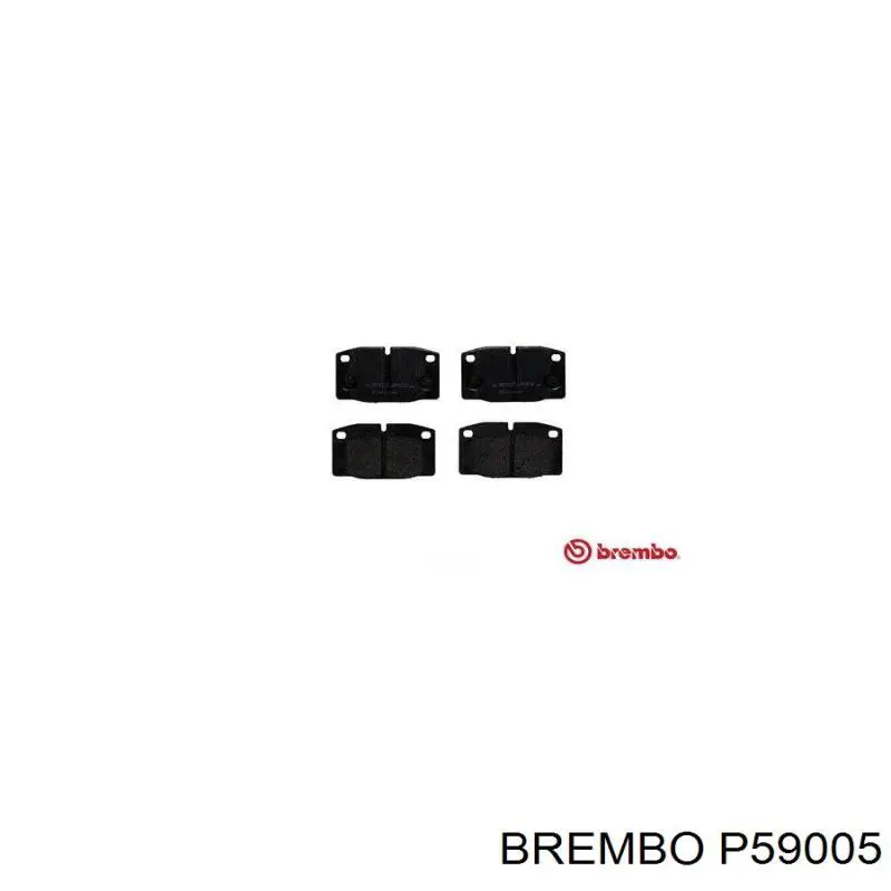 Тормозные колодки Brembo P59005