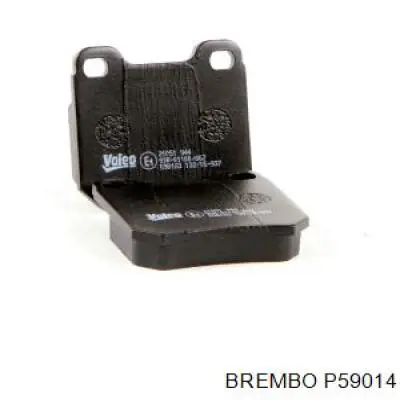 P59014 Brembo Колодки тормозные дисковые комплект