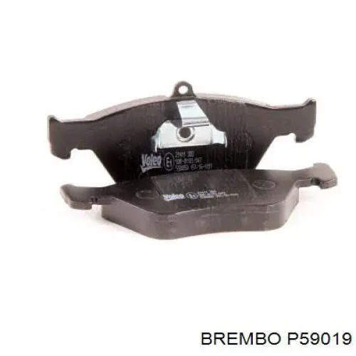 Купить P59019 Brembo Колодки тормозные