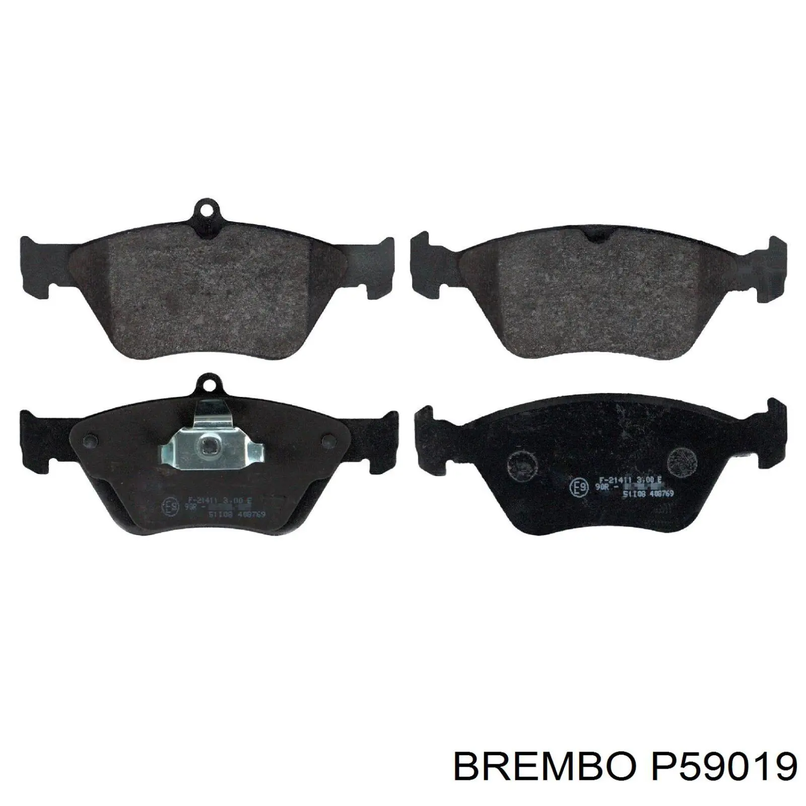 Тормозные колодки Brembo P59019