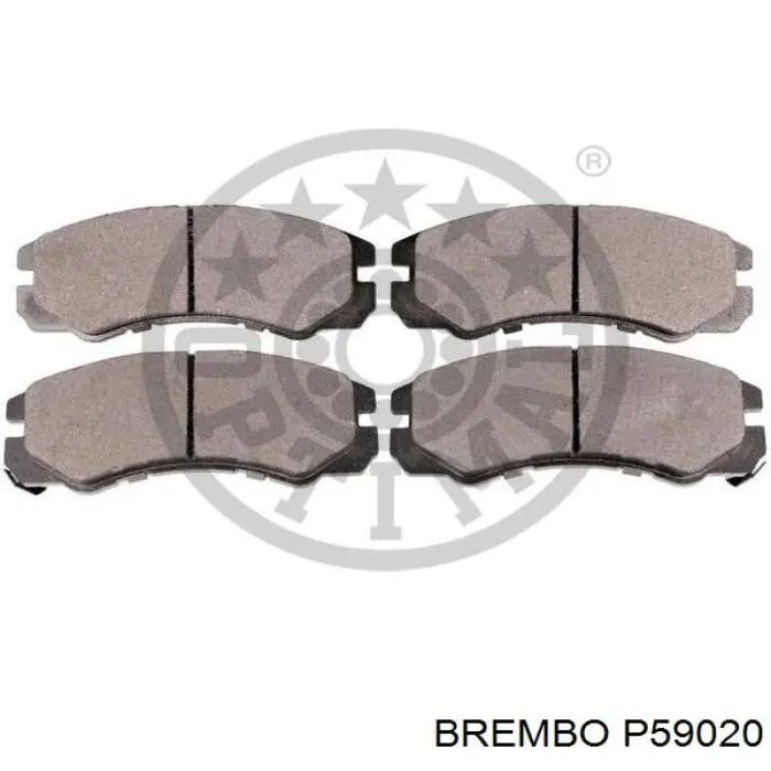 Передние тормозные колодки P59020 Brembo