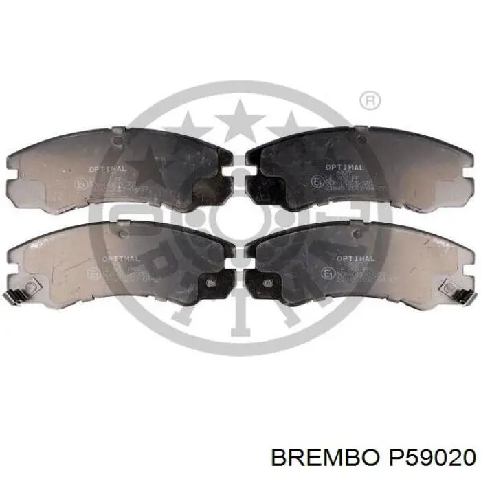 Передние тормозные колодки P59020 Brembo