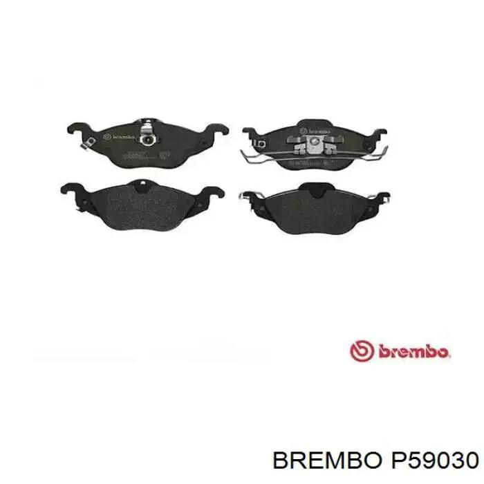 P59030 Brembo колодки тормозные передние дисковые