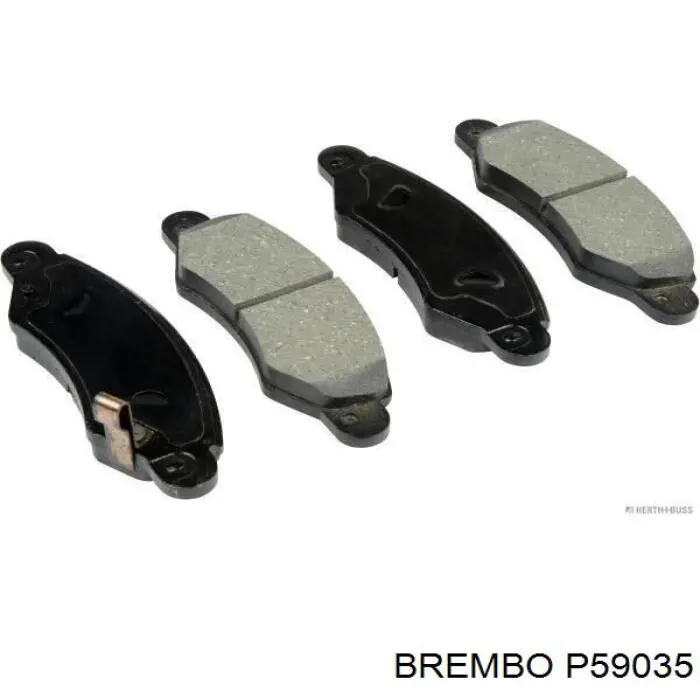 Купить P59035 Brembo Колодки тормозные