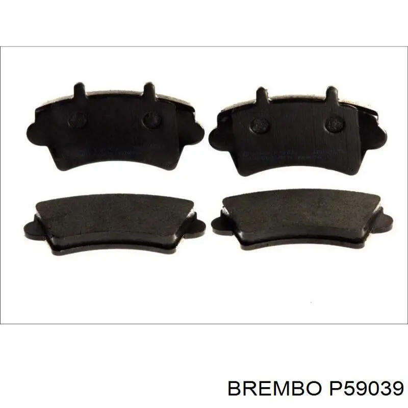 Купить P59039 Brembo Колодки тормозные