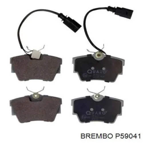 Задние дисковые колодки Brembo P59041
