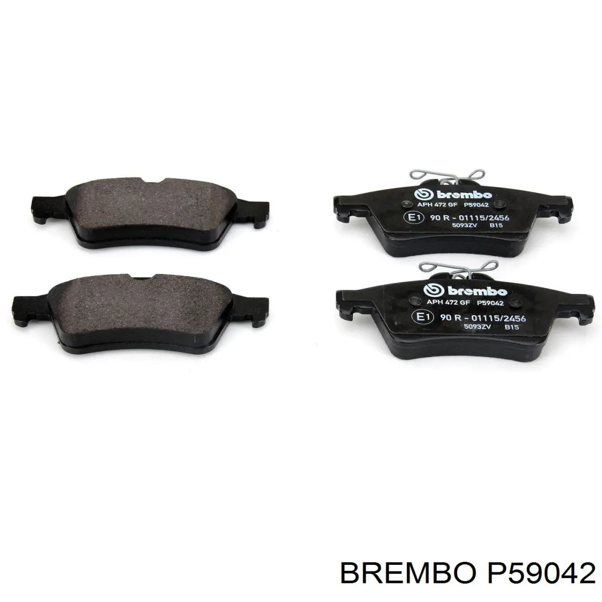 Купить P59042 Brembo Колодки тормозные задние, дисковые