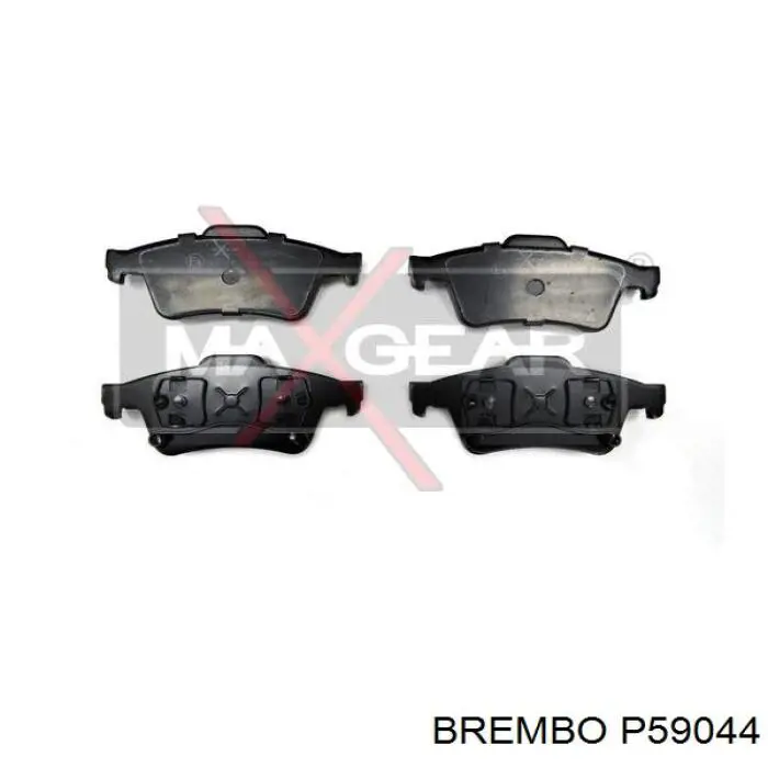 Колодки дисковые  Brembo P59044 цена, от 13.61 USD