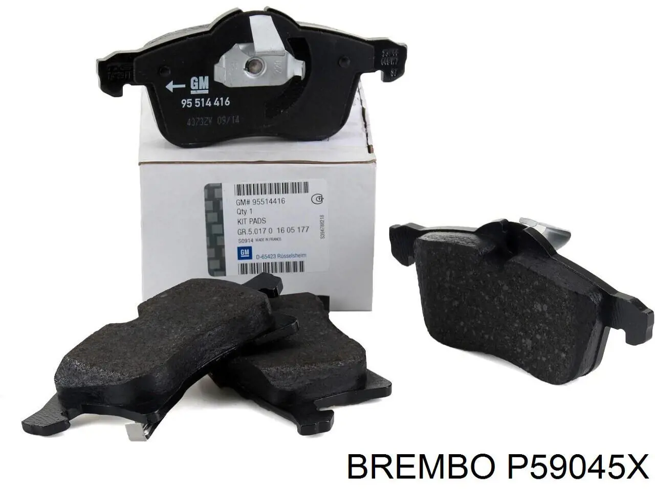 Купить P59045X Brembo Колодки тормозные