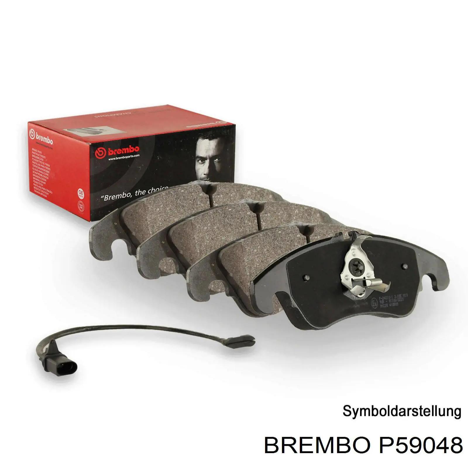 Купить P59048 Brembo Колодки тормозные
