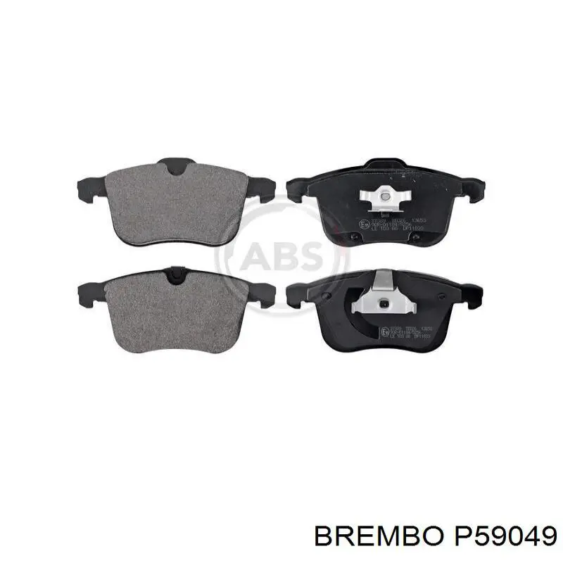 P59049 Brembo Колодки передние