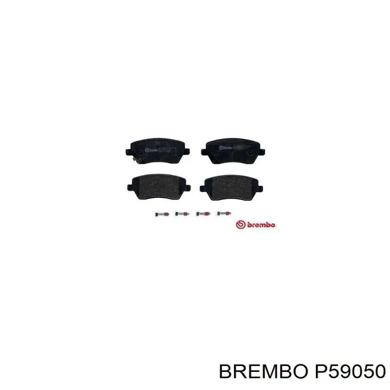 Купить P59050 Brembo Колодки тормозные