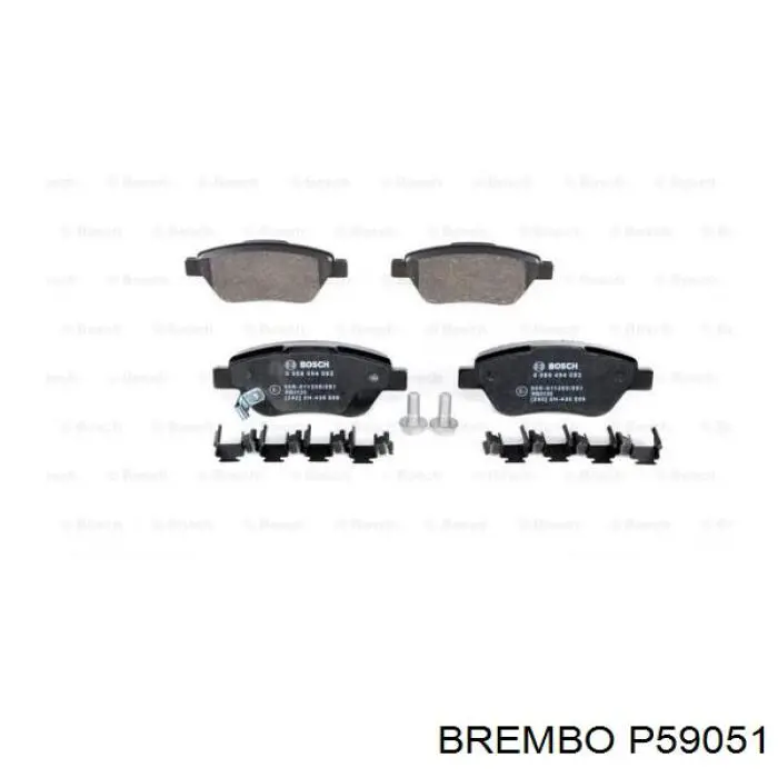 Колодки Brembo P59051 цена, от 36.67 USD