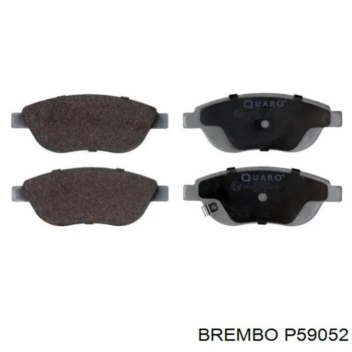 Купить P59052 Brembo Колодки тормозные