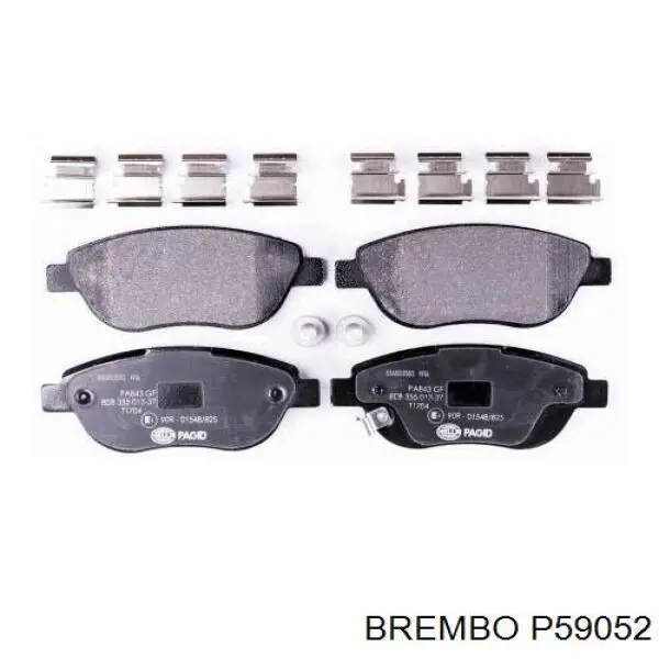 Передние тормозные колодки P59052 Brembo