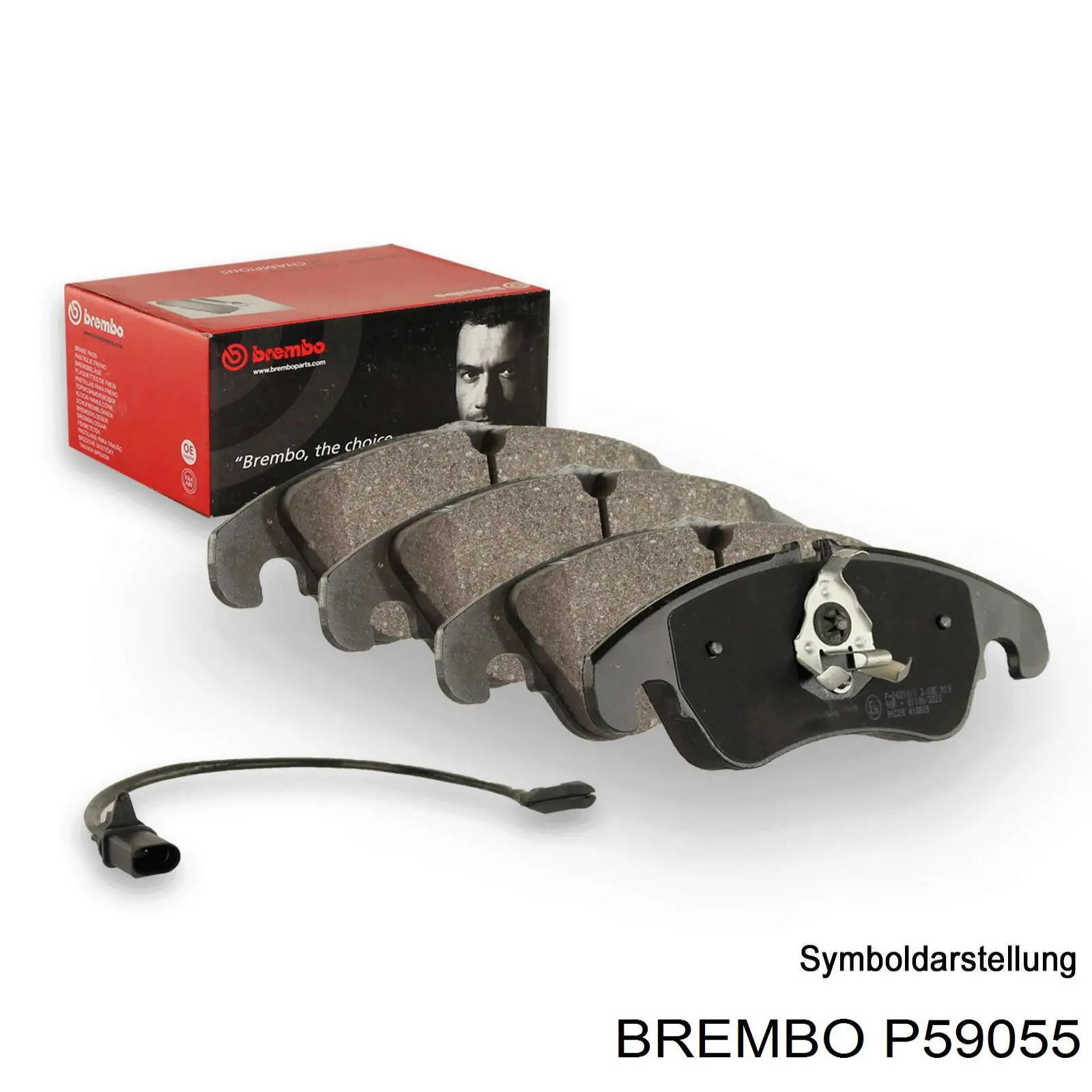 Передние тормозные колодки P59055 Brembo