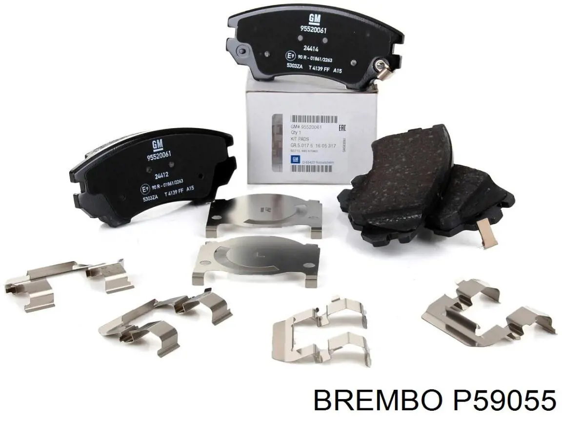 Тормозные колодки Brembo P59055