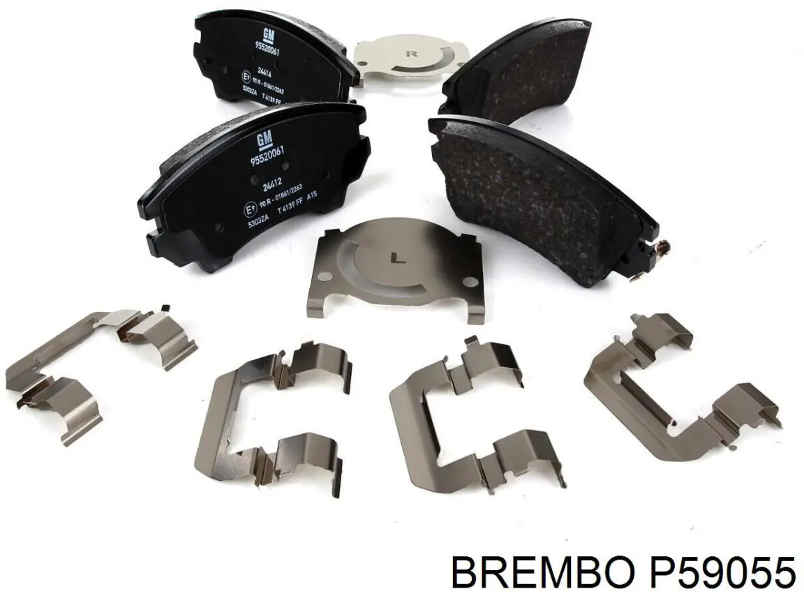 Колодки Brembo P59055 цена, от 56.82 USD