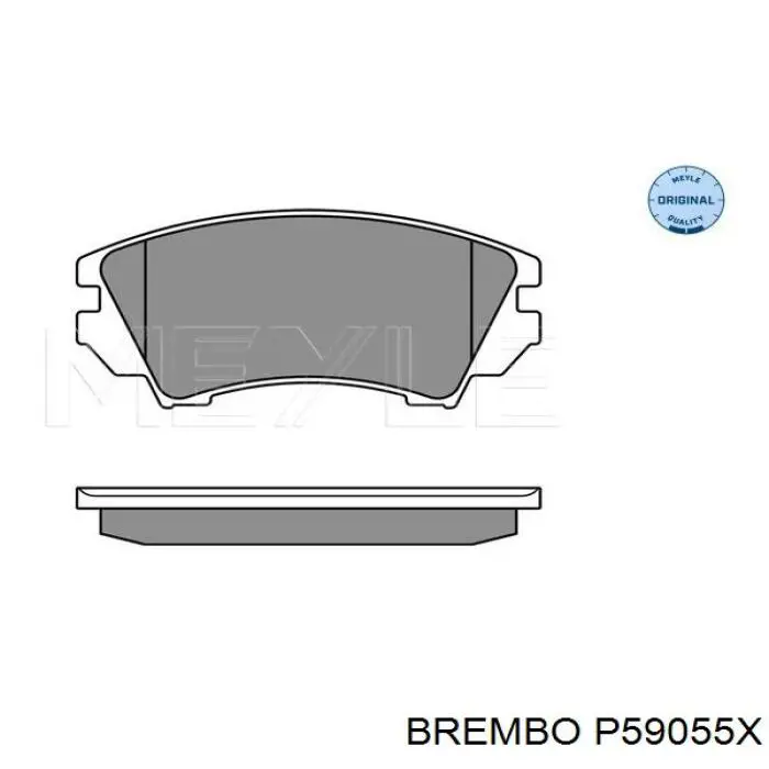 Передние тормозные колодки P59055X Brembo