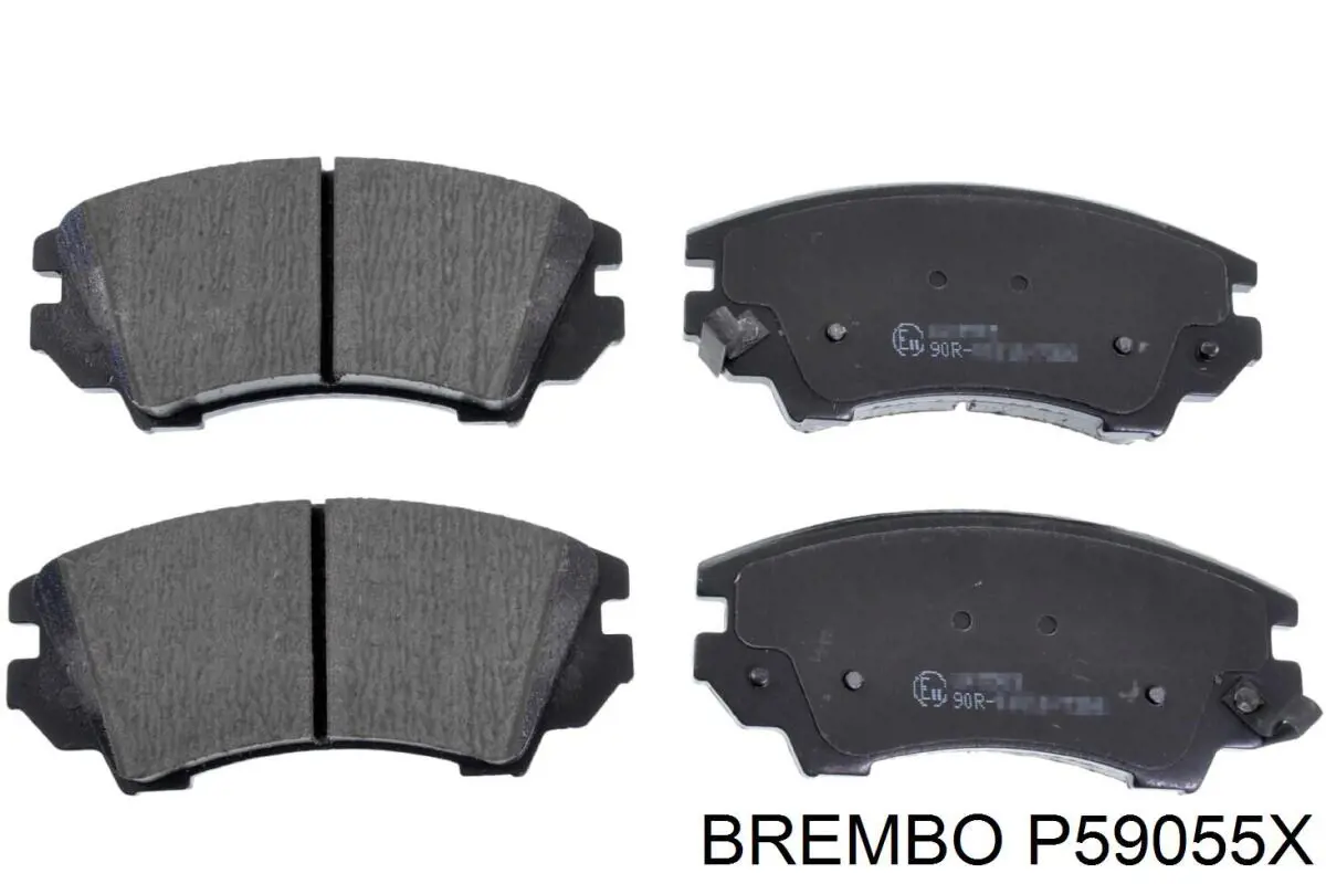 Купить P59055X Brembo Колодки тормозные