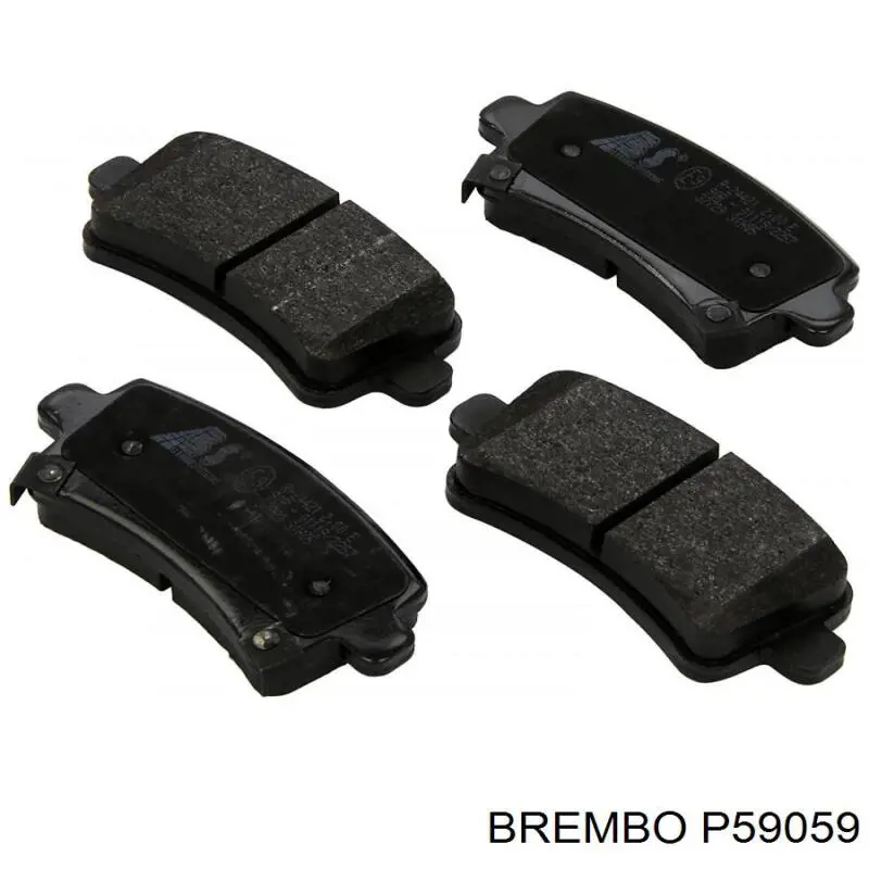 Задние дисковые колодки Brembo P59059