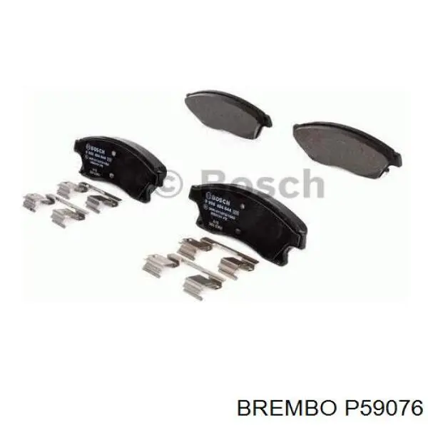 Передние тормозные колодки P59076 Brembo