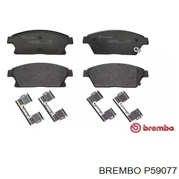 Передние тормозные колодки P59077 Brembo