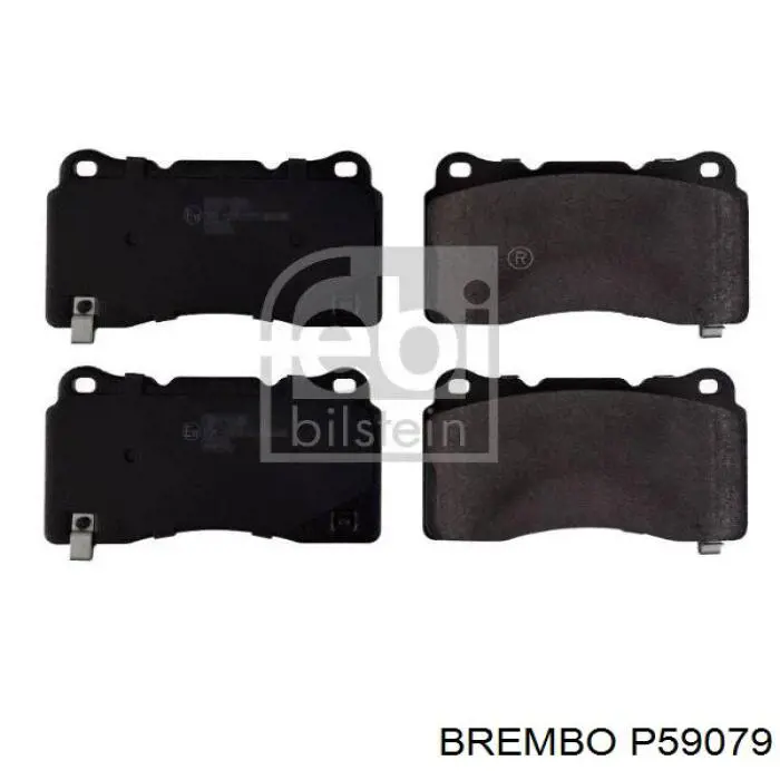 Передние тормозные колодки P59079 Brembo