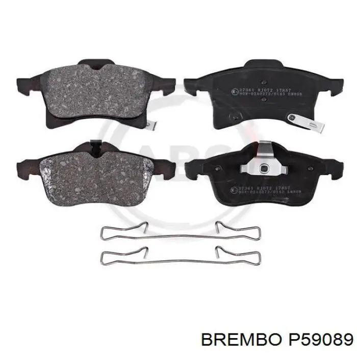 Купить P59089 Brembo Колодки тормозные