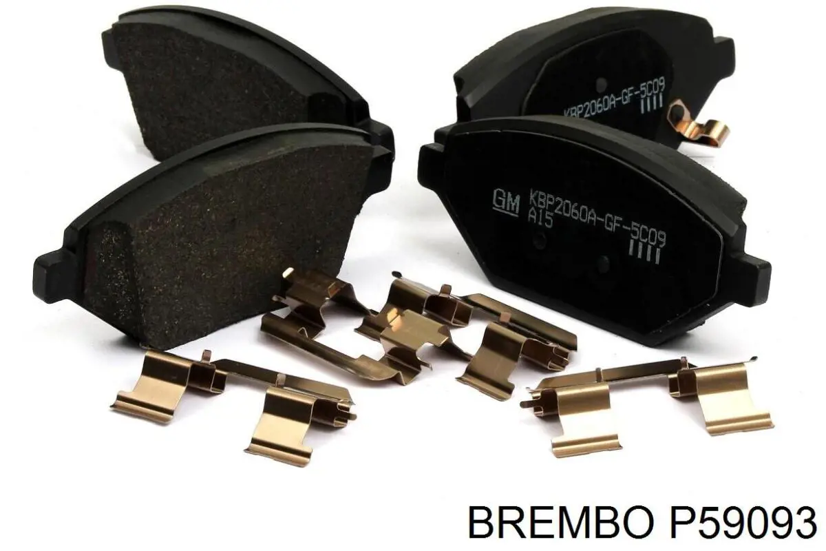 Передние тормозные колодки P59093 Brembo