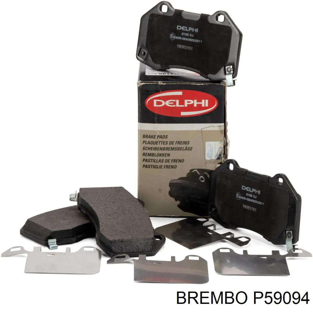 Колодки Brembo P59094 цена, от 32.83 USD