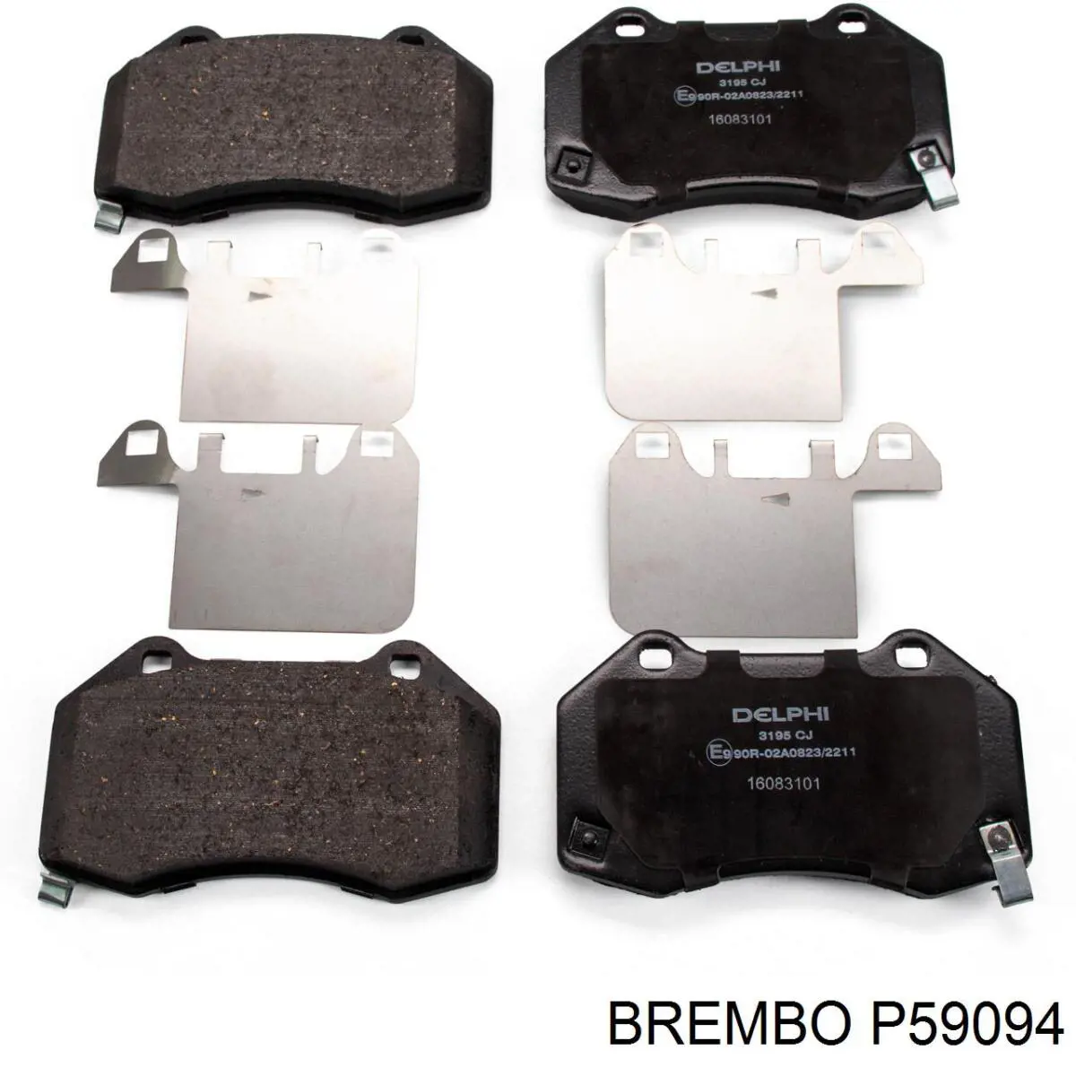 Купить P59094 Brembo Колодки тормозные