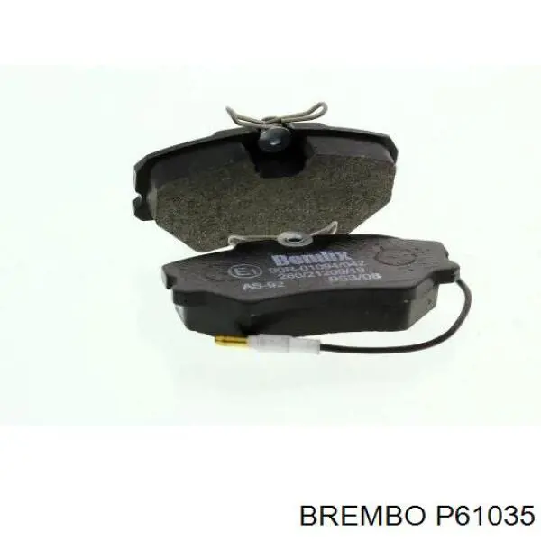 P61035 Brembo Колодки передние