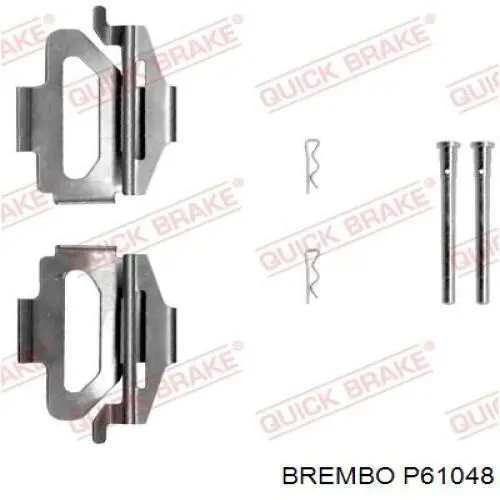 Передние тормозные колодки P61048 Brembo