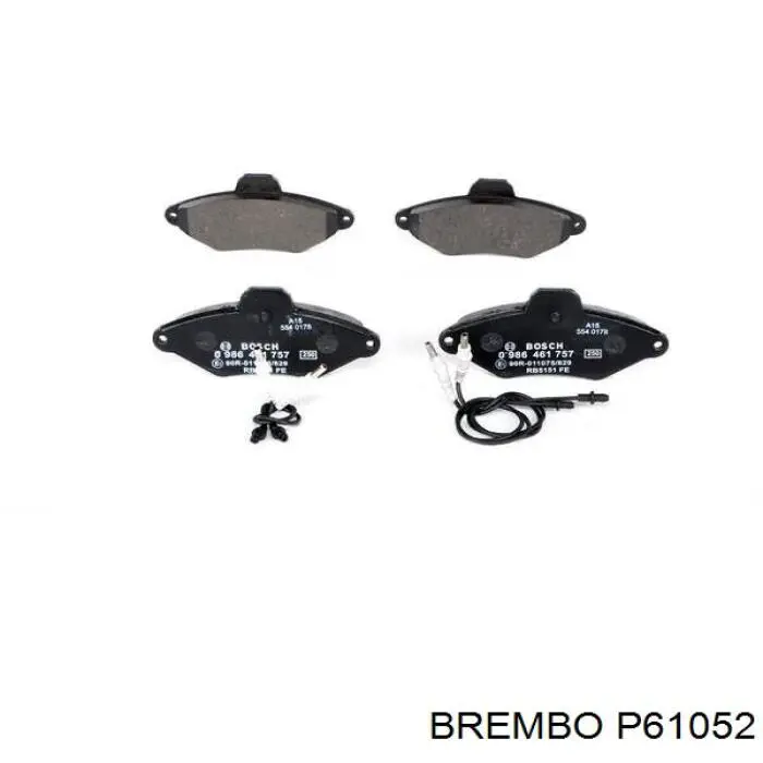 Передние тормозные колодки P61052 Brembo