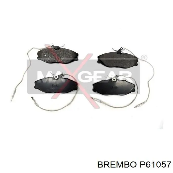 P61057 Brembo Колодки передние