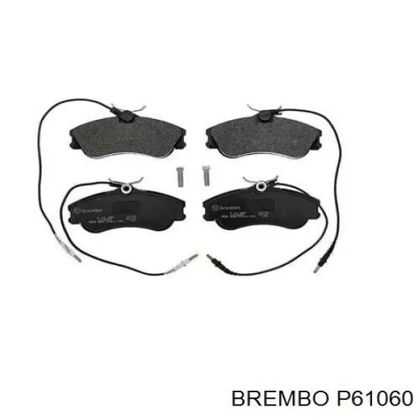 Передние тормозные колодки P61060 Brembo