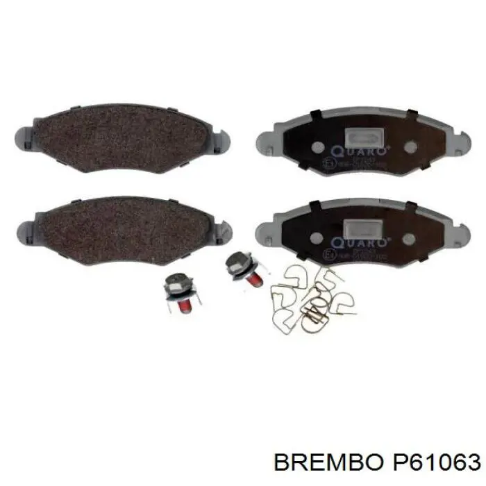 Передние тормозные колодки P61063 Brembo