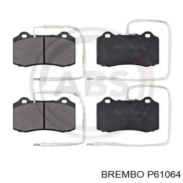 Купить P61064 Brembo Колодки тормозные