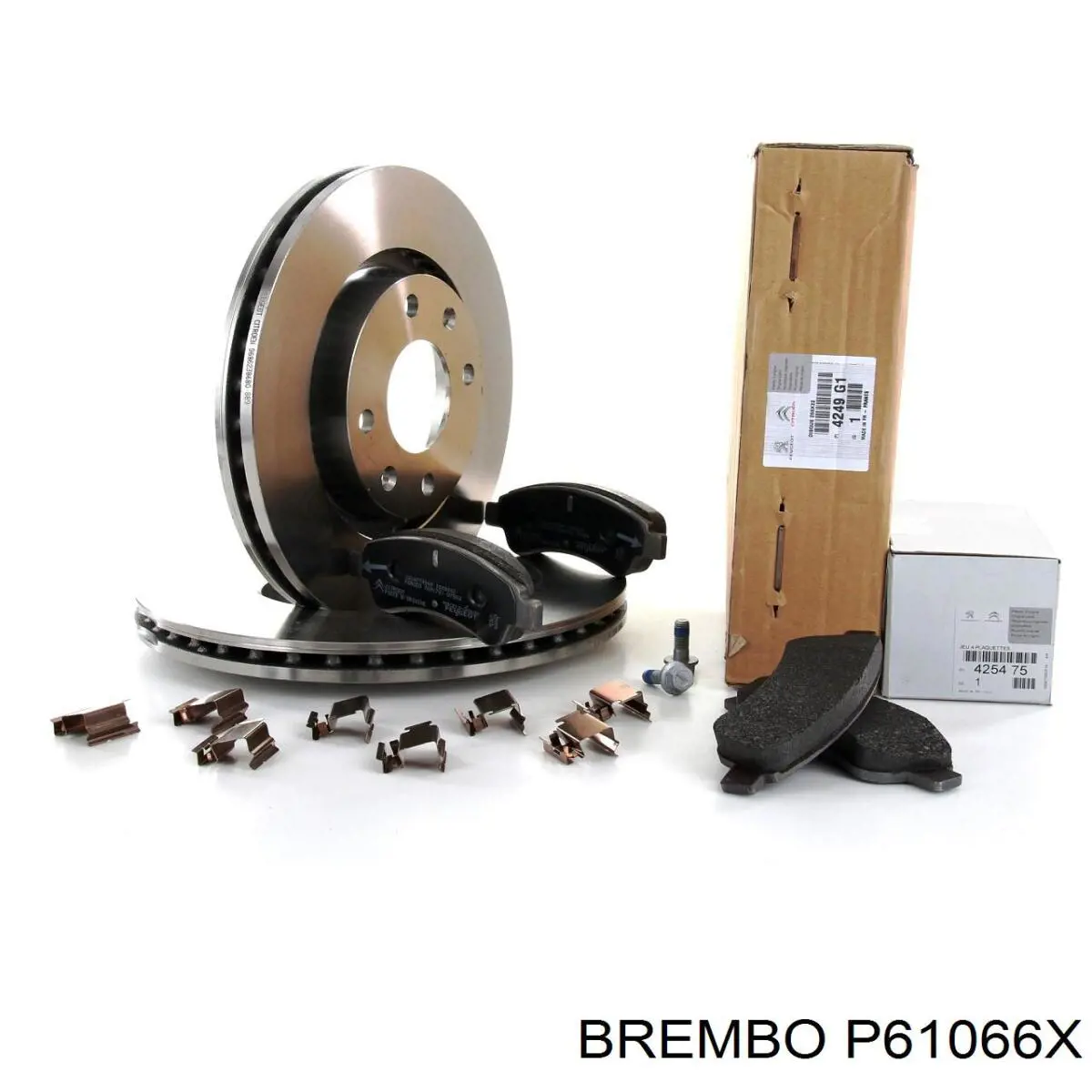 Передние тормозные колодки P61066X Brembo