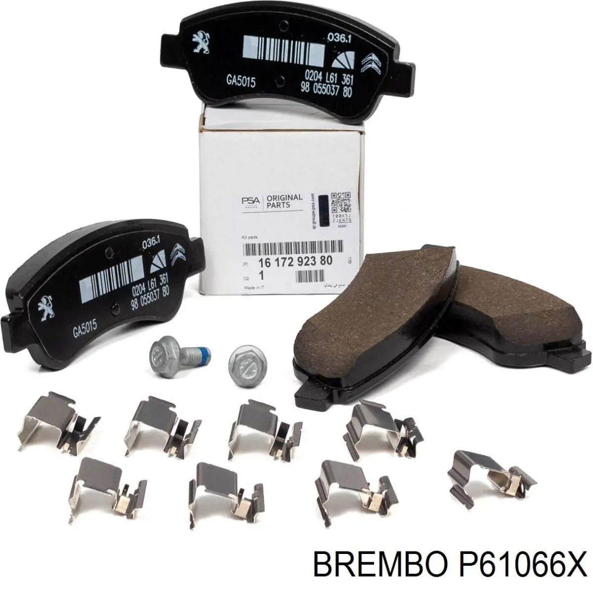 Купить P61066X Brembo Колодки тормозные