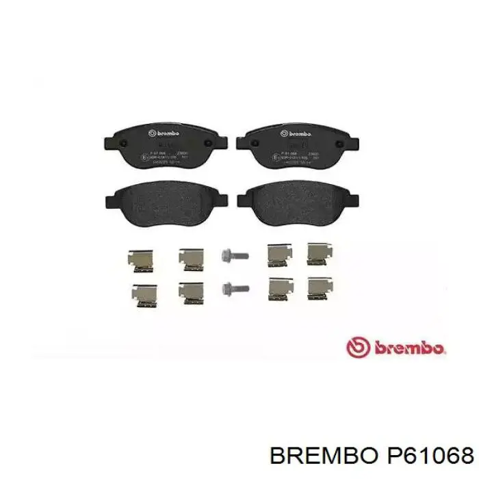 Передние тормозные колодки P61068 Brembo