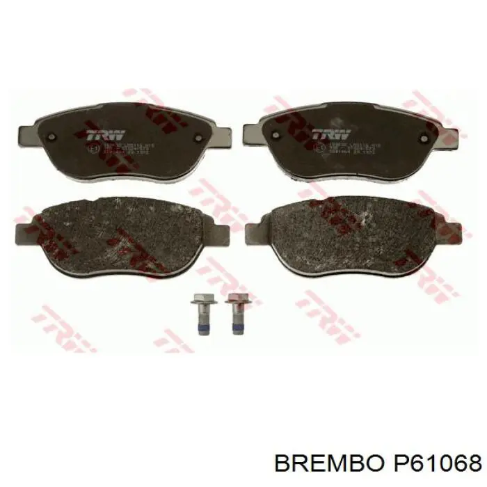 Тормозные колодки Brembo P61068