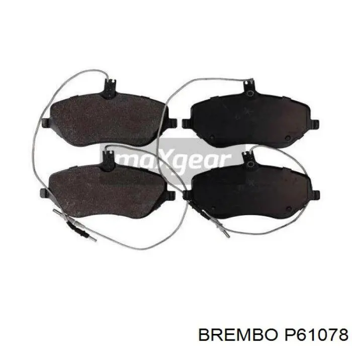 Передние тормозные колодки P61078 Brembo